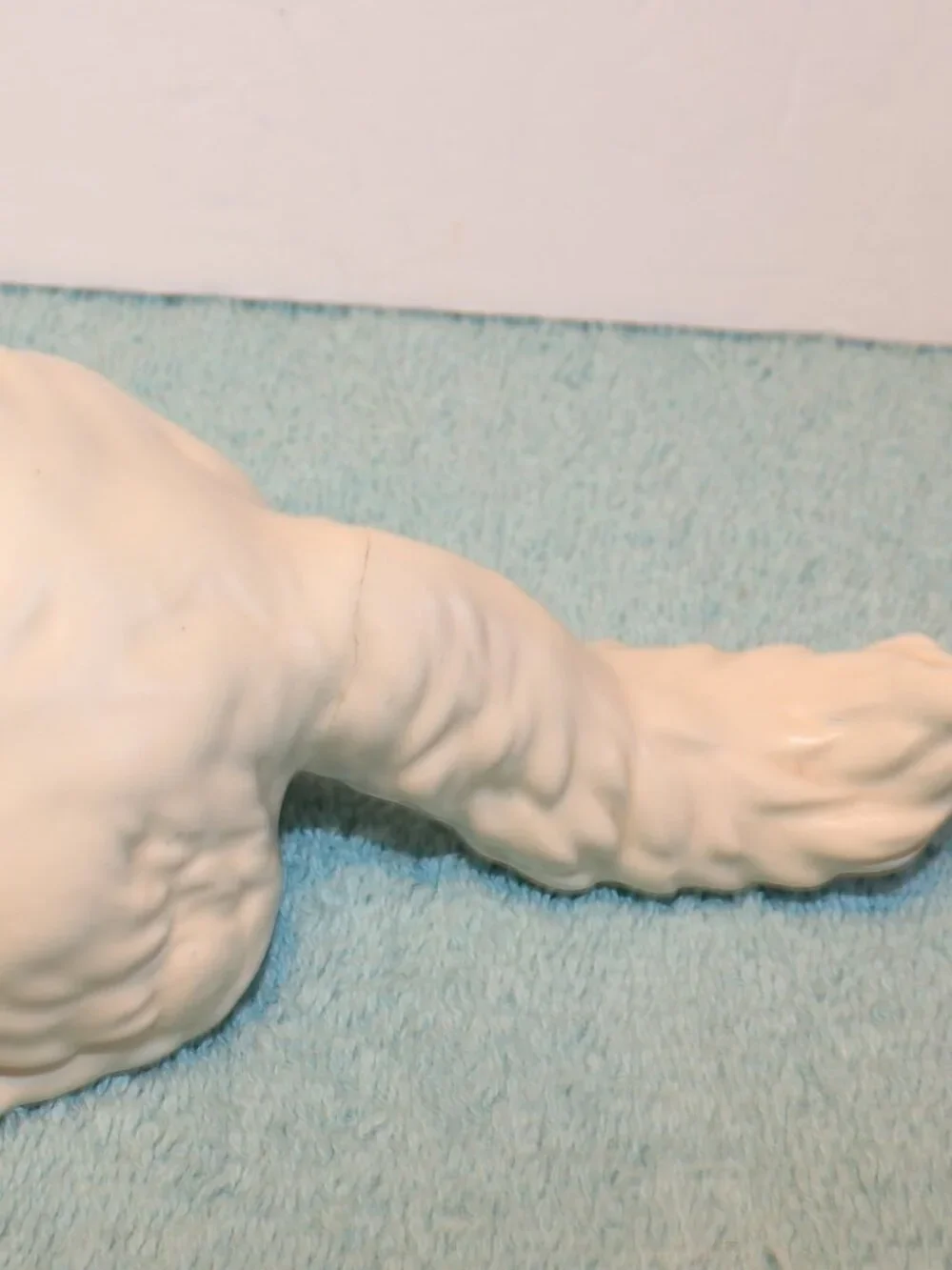 Vintage Norcrest White Cat Figurine Japan Original Label Ceramic Kitten 9